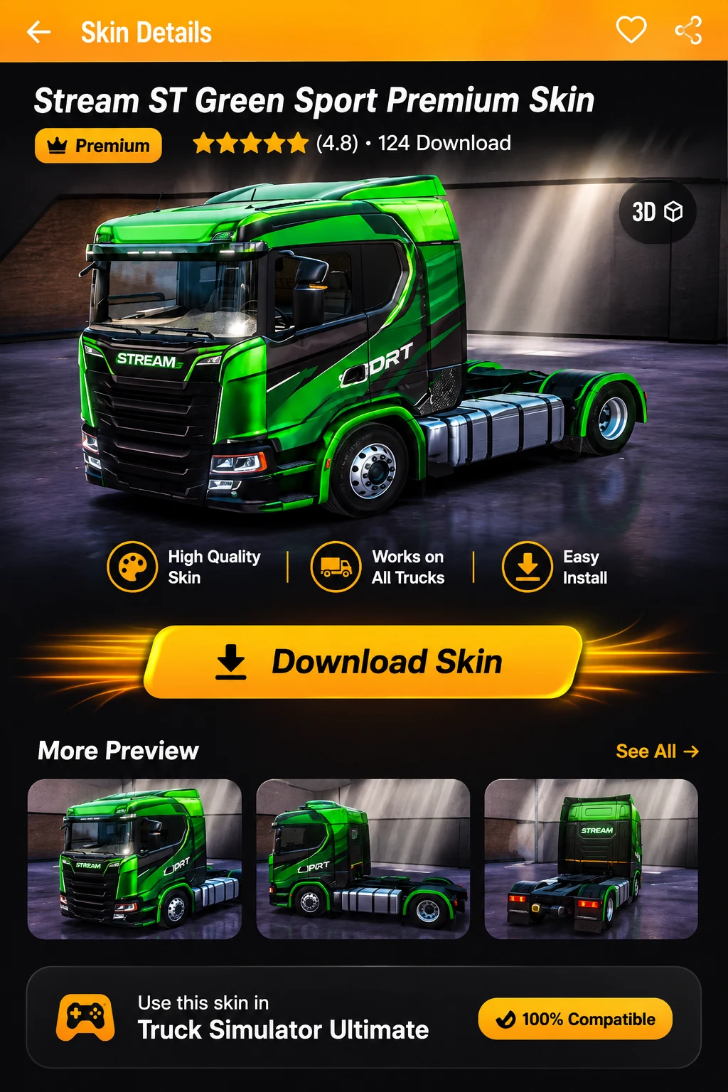 Truckers of Europe 3 Skins screenshot