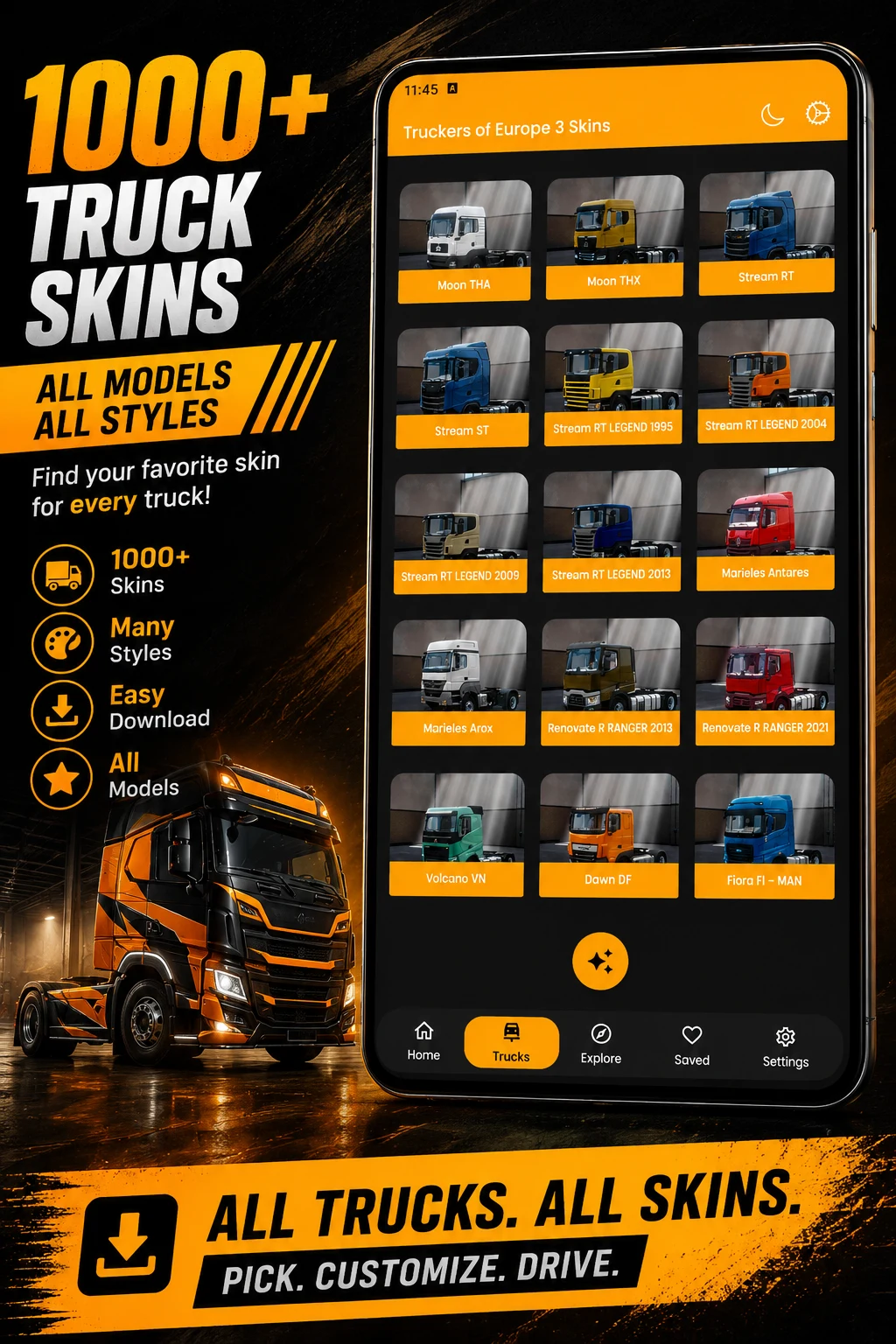 Truckers of Europe 3 Skins screenshot